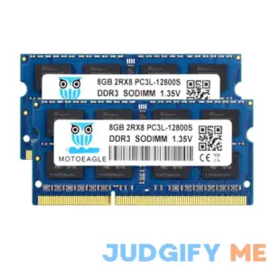 motoeagle 8GB DDR3L-1600 SODIMM 16GB Kit PC3L-12800S DDR3 2Rx8 1.35V RAM Laptop