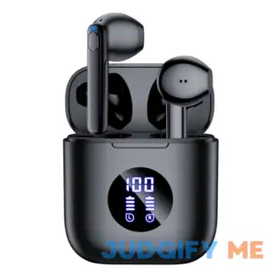 occiam Wireless Earbuds Bluetooth 5.3 Headphones 64H Playback Stereo Ear Buds with Wireless Charging Case in-ear Earphones for Android Phone Laptop