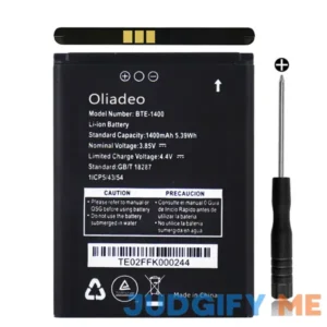 oliadeo Replacement BTE-1400 Battery High Capacity Battery for Verizon Orbic Journey V RC2200L 4G LTE Flip BTE-1400