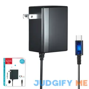 pdobq Charger for Nintendo Switch with 5FT Charging Cable